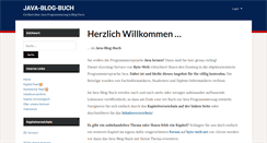 Desktop Screenshot of java-blog-buch.de