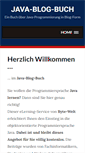 Mobile Screenshot of java-blog-buch.de